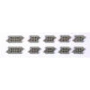 Kato 20-091 - Short Track Assortment 29mm (1 1/8") [8 Pcs], 45.5mm (1 3/4") [2 Pcs] - N Scale -Vallejo Sales Store kat20 091 08087.1671411418