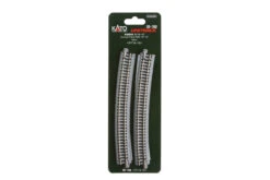 Kato 20-150 - 718mm (28 1/4") Radius 15º Curve Track [4 Pcs] - N Scale