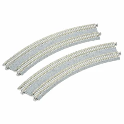 Kato 20-183 - 315mm/282mm Radius 45º CT Double Track Superelevated [2 Pcs] - N Scale