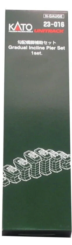 Kato 23-016 - Gradual Incline Pier 1 Set - N Scale
