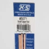 K&S Precision Metal 5071 - Bendable Copper Rod 1/16 & 3/32 X 12" Long