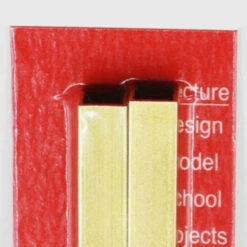 K&S Precision Metal 9851 - 3MMX3MM X .45MM Wall X 300 MM Long Square Brass Tube