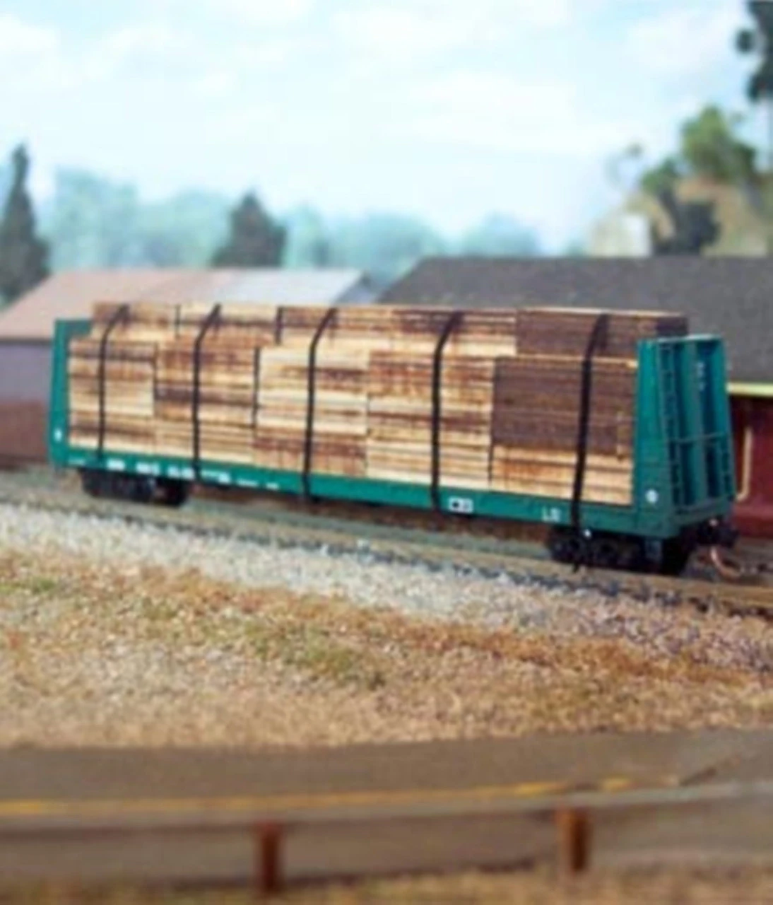 Osborn Models 3070 - Flat Car Lumber Load - N Scale 3 Osborn Models 3070 - Flat Car Lumber Load - N Scale