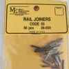 Micro Engineering 26-055 - Code 55 Rail Joiners 50pcs - N Scale