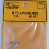 Micro Engineering 80-152 - Telephone Box 2pcs - N Scale 1 Micro Engineering 80-152 - Telephone Box 2pcs - N Scale -Vallejo Sales Store me80152 31780.1680631094