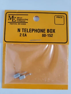 Micro Engineering 80-152 - Telephone Box 2pcs - N Scale