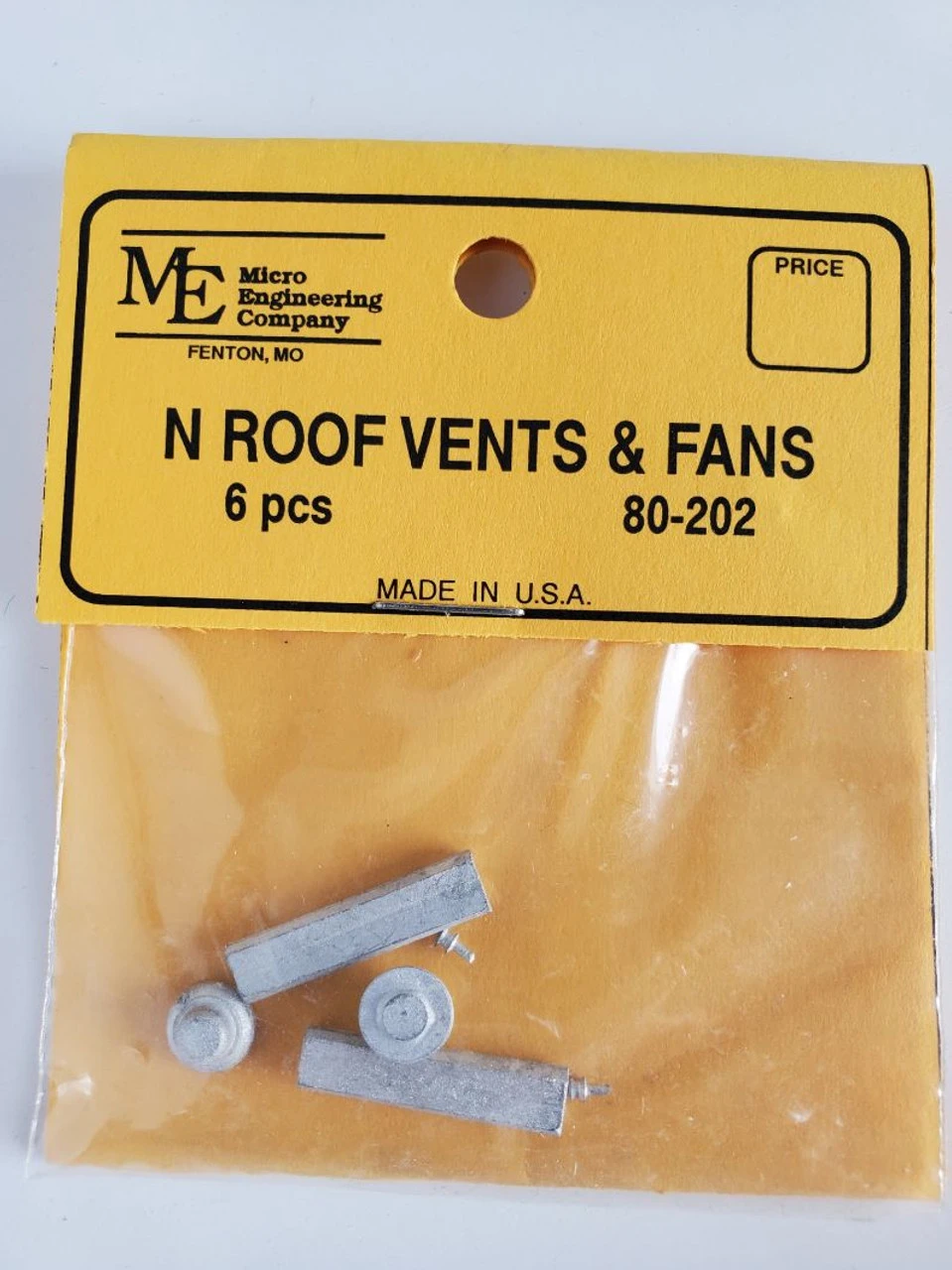 Micro Engineering 80-202 - Roof Vents & Fans 6pcs - N Scale 3 Micro Engineering 80-202 - Roof Vents & Fans 6pcs - N Scale