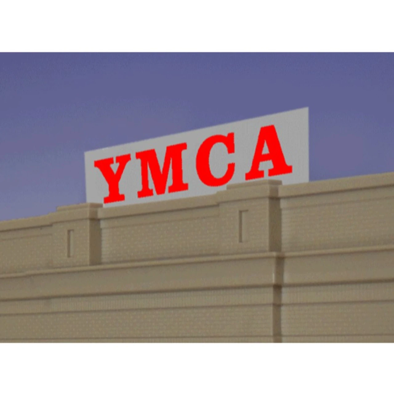 Miller Engineering 2071 - Animated YMCA Horizontal Sign - HO Or O Scale 3 Miller Engineering 2071 - Animated YMCA Horizontal Sign - HO Or O Scale