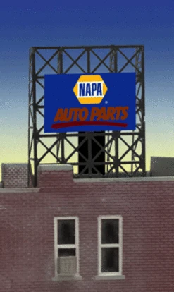 Miller Engineering 338895 - Animated Napa Billboard - N Or Z Scale