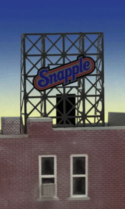 Miller Engineering 338905 - Animated Snapple Billboard - N Or Z Scale