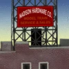 Miller Engineering 338920 - Animated Madison Hardware Billboard - N Or Z Scale -Vallejo Sales Store mie338920 50663.1645223477