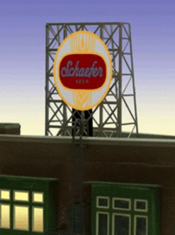 Miller Engineering 338925 - Animated Schafer Billboard - N Or Z Scale