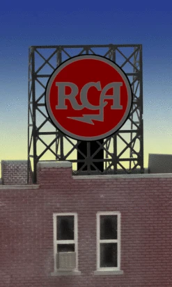 Miller Engineering 339000 - Animated RCA Billboard - N Or Z Scale