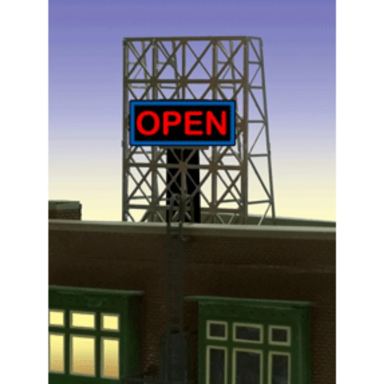 Miller Engineering 339045 - Animated Open Billboard - N Or Z Scale 3 Miller Engineering 339045 - Animated Open Billboard - N Or Z Scale