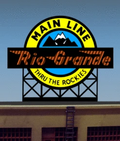 Miller Engineering 440602 - Animated Rio Grande Billboard - HO/N Scale