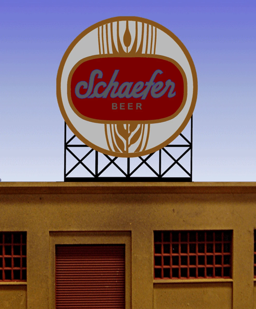 Miller Engineering 441302 - Animated Schaefer Beer Billboard - HO/N Scale 3 Miller Engineering 441302 - Animated Schaefer Beer Billboard - HO/N Scale