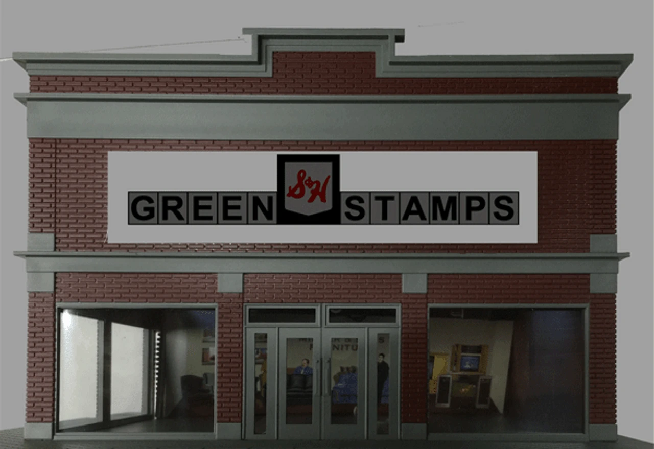 Miller Engineering 442052 - Animated S&H Green Stamps Sign - HO/N Scale 3 Miller Engineering 442052 - Animated S&H Green Stamps Sign - HO/N Scale