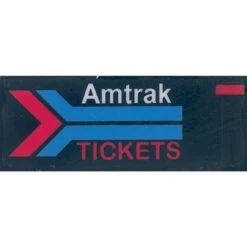 Miller Engineering 64812R - Animated Wall Sign Amtrak "Tickets" - Right -