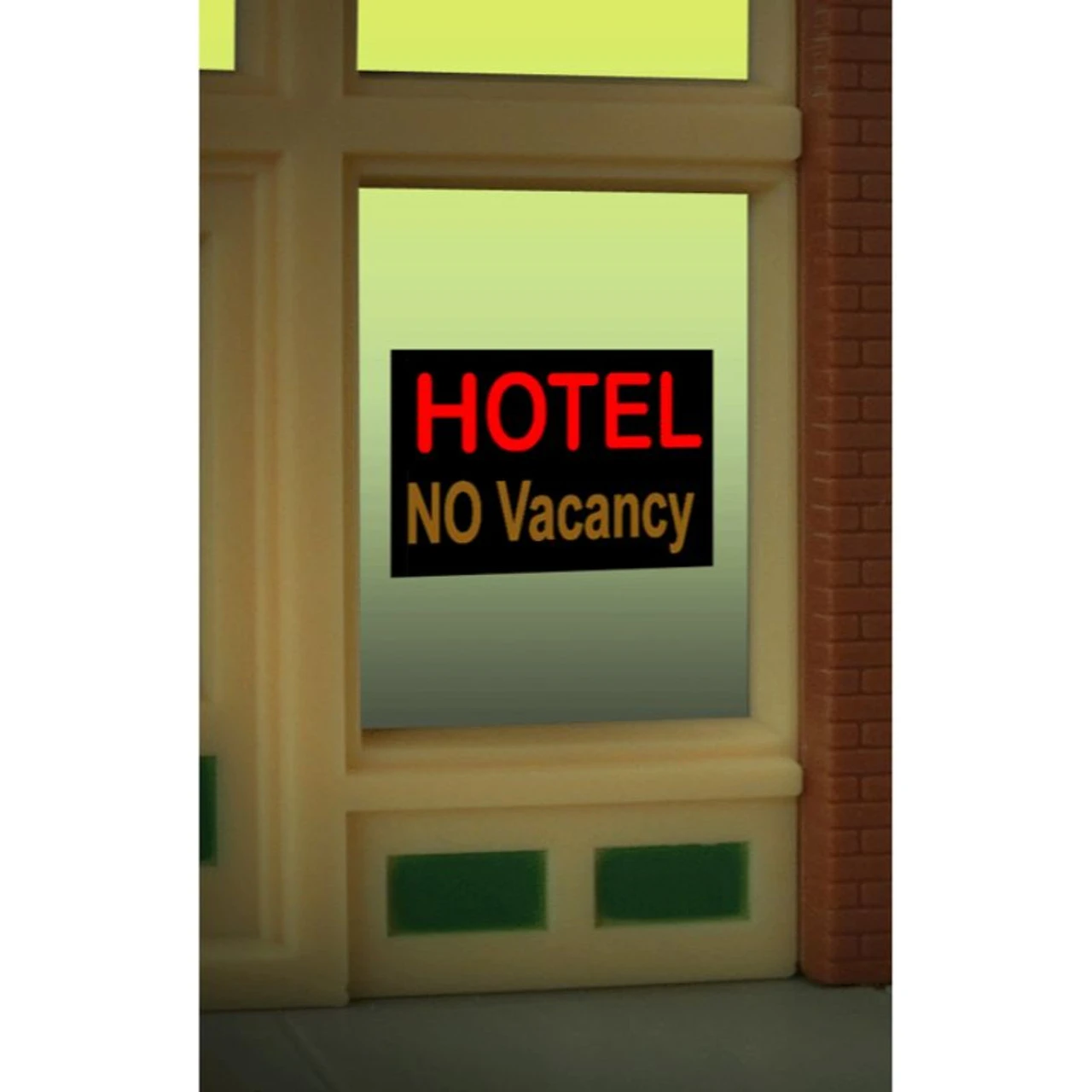 Miller Engineering 8990 - Window Sign Hotel No Vacancy 3 Miller Engineering 8990 - Window Sign Hotel No Vacancy