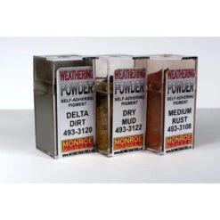 Monroe Models 2914 - Dirt And Rust Weathering Powder Set