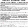 Micro-Trains 00110001 - Universal Body Mount Couplers Short Shank Unassembled - 10 Pair 1 Micro-Trains 00110001 - Universal Body Mount Couplers Short Shank Unassembled - 10 Pair -Vallejo Sales Store mtl00110001 80908.1645223562