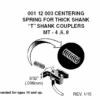 Micro-Trains 00112003 - N-3 Coupler Centering Springs (12 Ea) (1954)