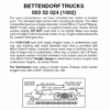 Micro-Trains 00302024 - Bettendorf Trucks With Long Extension Couplers (1002) 1 Pair -Vallejo Sales Store mtl00302024 38018.1645223569