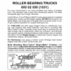 Micro-Trains 00302030 - Roller Bearing Trucks Without Couplers (1031) 1 Pair 2 Micro-Trains 00302030 - Roller Bearing Trucks Without Couplers (1031) 1 Pair -Vallejo Sales Store mtl00302030 91451.1645223569