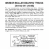 Micro-Trains 00302041 - Barber Roller Bearing Trucks With Short Extension Couplers (1035) 1 Pair -Vallejo Sales Store mtl00302041 77049.1645223570