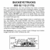 Micro-Trains 00302112 - Buckeye Trucks With Medium Extension Couplers (1173) 1 Pair 2 Micro-Trains 00302112 - Buckeye Trucks With Medium Extension Couplers (1173) 1 Pair -Vallejo Sales Store mtl00302112 55535.1645223574