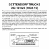 Micro-Trains 00310024 - Bettendorf Trucks With Long Extension Couplers (1002-10) 10 Pair -Vallejo Sales Store mtl00310024 58680.1645223578