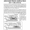 Micro-Trains 00311000 - Arch Bar Trucks Sampler Pack (1010-S) 2 Pair -Vallejo Sales Store mtl00311000 31996.1645223580