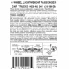 Micro-Trains 00342061 - 6-Wheel Passenger Car Trucks With Adjustable Couplers (Silver)(1018-S) 1 Pair 2 Micro-Trains 00342061 - 6-Wheel Passenger Car Trucks With Adjustable Couplers (Silver)(1018-S) 1 Pair -Vallejo Sales Store mtl00342061 28995.1645223585