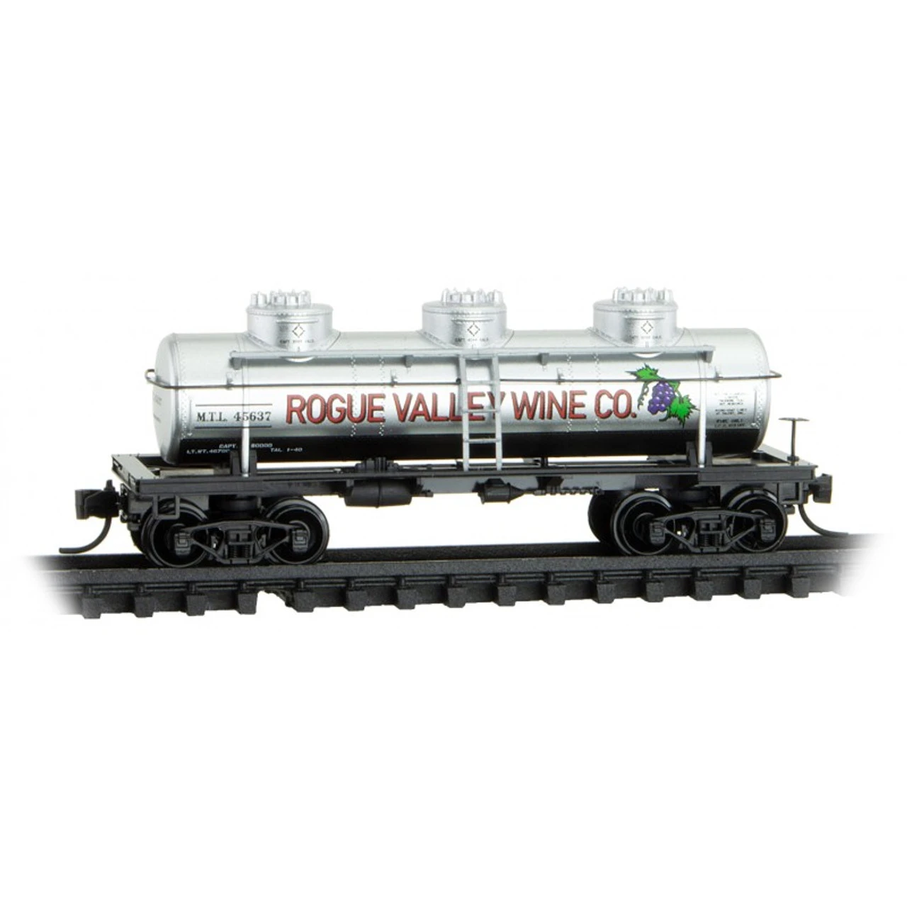 Micro-Trains Line 06650180 - 3-Dome Tank Car Medford, Talent & Lakecreek (MTL) 45637 - N Scale 3 Micro-Trains Line 06650180 - 3-Dome Tank Car Medford, Talent & Lakecreek (MTL) 45637 - N Scale