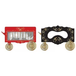 Micro-Trains Line 47000300 - 15' Closed Vintage Wagon - Circus Wagon #1 - N Scale