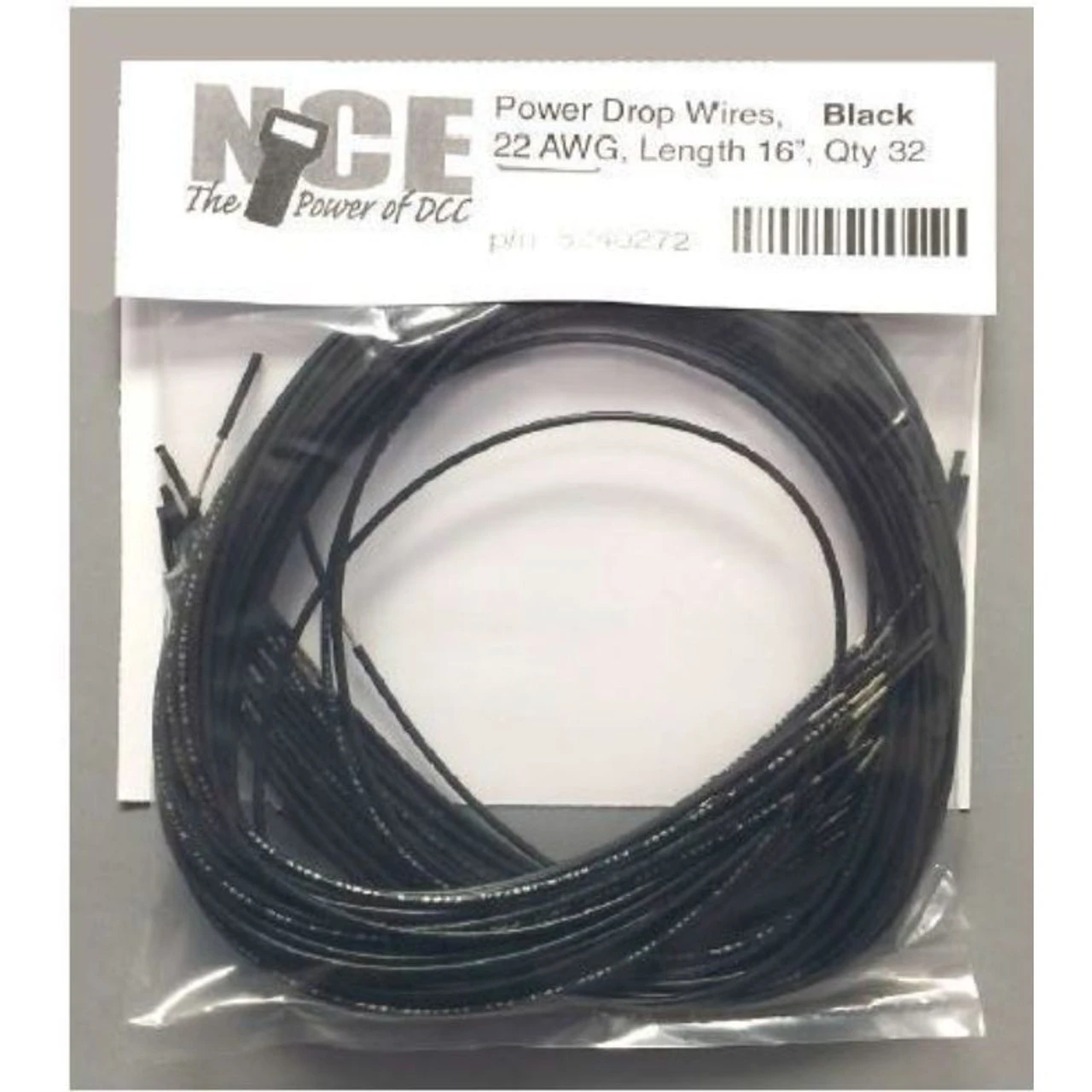 NCE 272 - Power Drop Wires Black 32 Pack - Multi Scale 3 NCE 272 - Power Drop Wires Black 32 Pack - Multi Scale