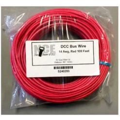 NCE 283 - DCC Main Bus Wire Red 100' - Multi Scale