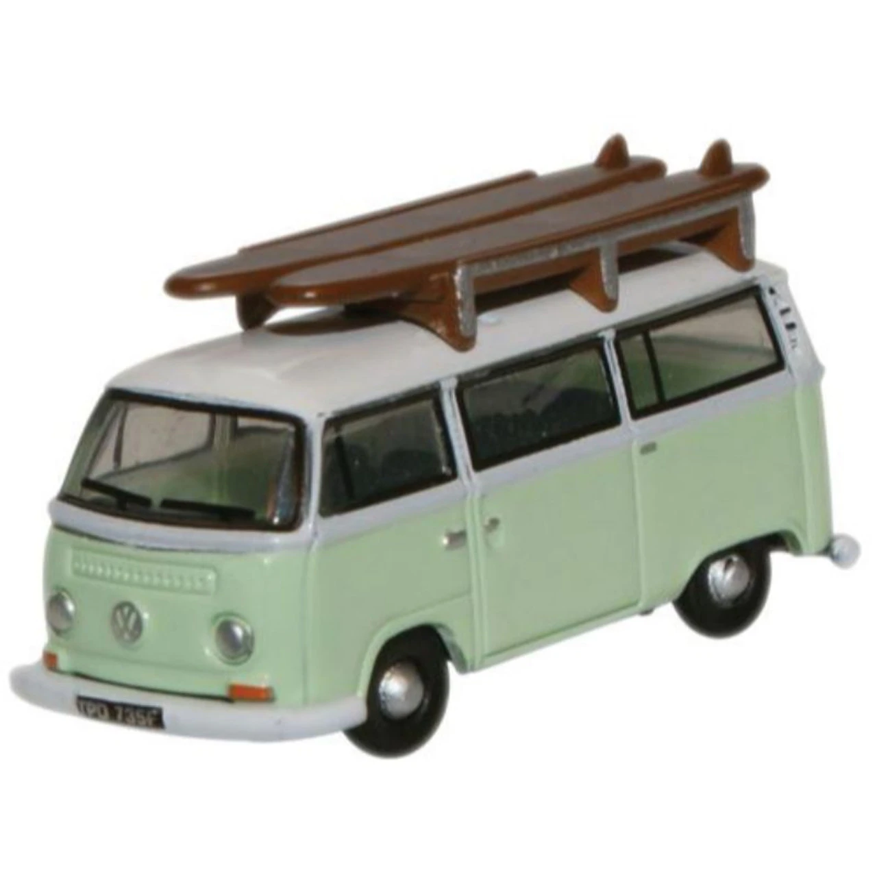 Oxford Diecast NVW007 - 1960s Volkswagen Passenger Van W/Surfboard Roof Rack - N Scale 3 Oxford Diecast NVW007 - 1960s Volkswagen Passenger Van W/Surfboard Roof Rack - N Scale