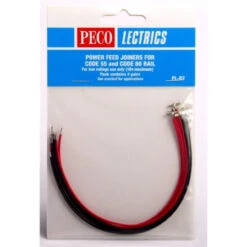 PECO PL-82 Power Feed Joiners For Code 55 And Code 80 (4 Pair) - N Scale