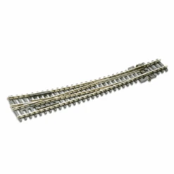 PECO SL-E386 - Code 80 Curved Double Radius Turnout Right Hand (Electrofrog) - N Scale