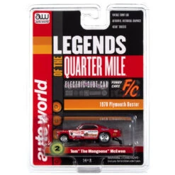 Auto World SC356-2 - 4Gear R25 Tom "The Mongoose" Mcewen - 1970 Plymouth Dester - HO Scale