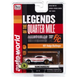 Auto World SC356-3 - 4Gear R25 Ramchargers - 1970 Dodge Challenger - HO Scale