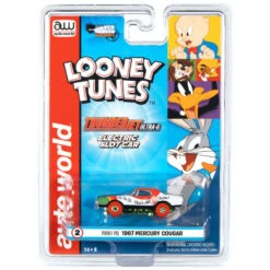 Auto World SC363-2 - [Porky Pig] 1967 Mercury Cougar - HO Scale