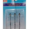 Rock Island Hobby 013109 - Street Lights - Lamp Posts (3) - N Scale -Vallejo Sales Store rih013109 53241.1668033230