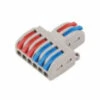 RR-CirKits, Inc SPL-62 - Multiple Terminal Block, Push-in Wiring Cable Connector 2 In, 6 Out - Multi Scale -Vallejo Sales Store rrcspl 62 26877.1647546183