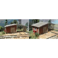 RslaserKits 3049 - Speeder Shed - N Scale Kit