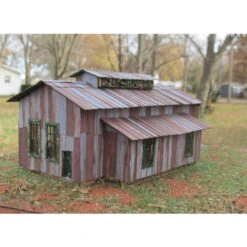 RslaserKits 3088 - Branch Line Engine House/ Repair Shed - N Scale Kit