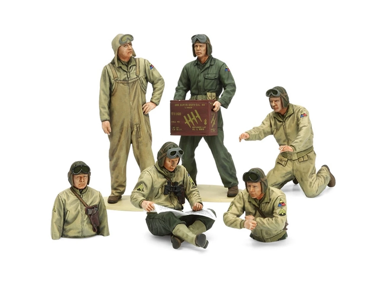 Tamiya 35347 - US Tank Crew Set United States - 1:35 Scale Kit 3 Tamiya 35347 - US Tank Crew Set United States - 1:35 Scale Kit