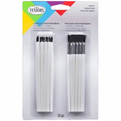 Testors 281177 - Economy Paint Brushes - Value Pack - 10 Brushes - Multi Scale