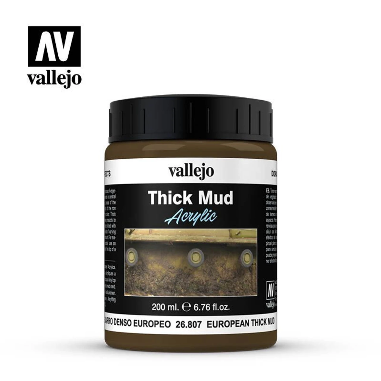 Vallejo 26807 - Diorama Effects - European Mud 200mL 3 Vallejo 26807 - Diorama Effects - European Mud 200mL